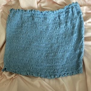 Blue tube top size medium